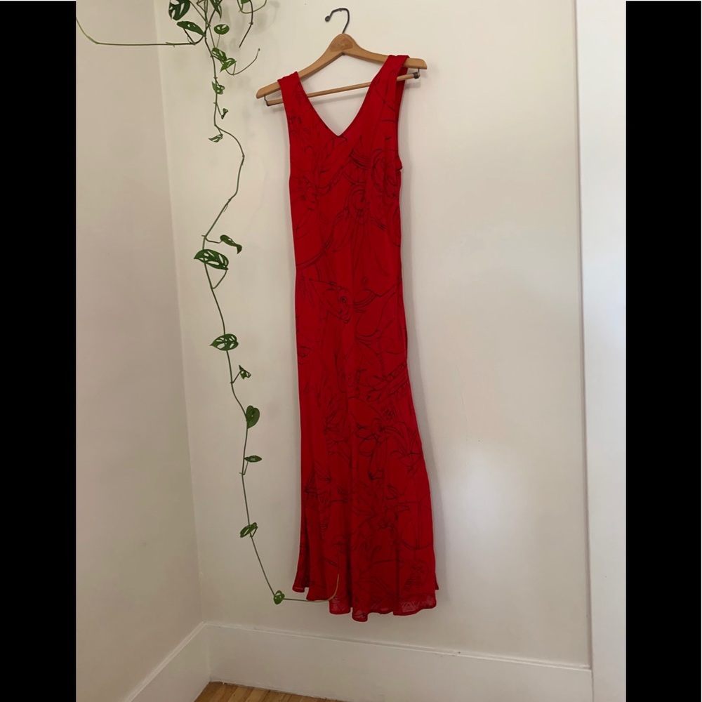 Floral Bias Vintage Dress